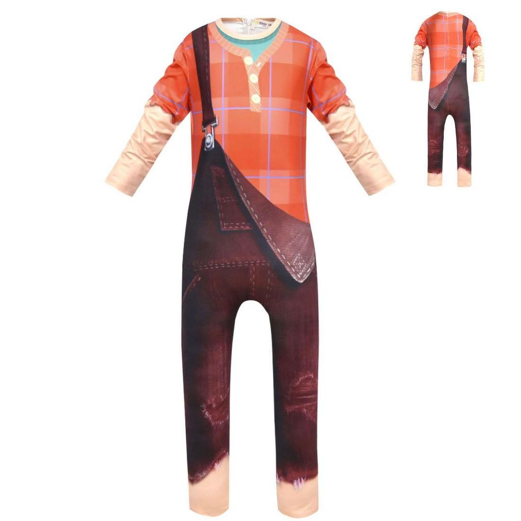 Soft Material Kids Wreck-it Ralph 2 Cosplay Costume Perfect For Parties And Events