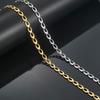 5mm Wide Stainless Steel Link Chain Rolo Long Necklace for Men Women Girl Jewelry Accessories DIY Gift Choker On Neck Collar