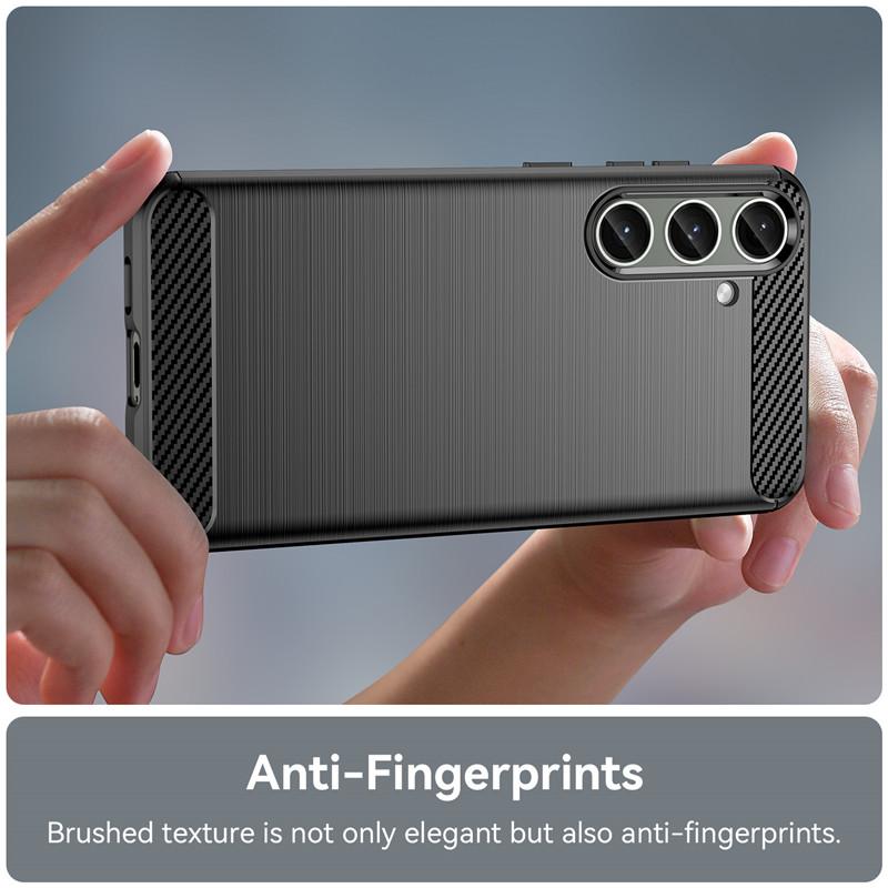 Capa protetora de silicone macio à prova de choque para Samsung Galaxy S24 Plus para Galaxy S24 Ultra