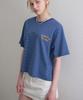 HAINT Haint Stripe Contrast Neck T Shirt 2Col_Navy