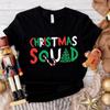 Divertente T-shirt da Uomo per Festa di Squadra di Natale Amici Famiglia Gruppo Coordinato Grafica Albero di Natale Top Y2k Magliette Oversize Maschili