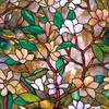 Fenster-Sichtschutzfolie Aufkleber Artscape Magnolien-Fensterfolie Vinyl für Glasfenster Buntglas-Fensterfolie Haus und Badezimmer