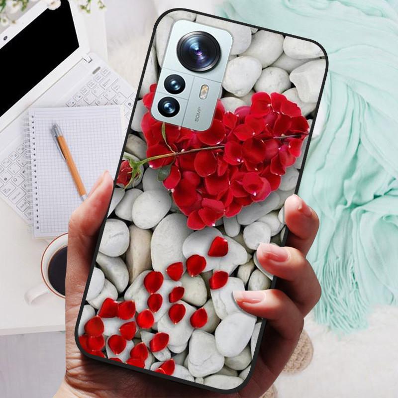 Xiaomi 12 Pro tok Puha TPU Szilikon Telefon Tokok Xiaomi 12X 12 X 12Pro 5G Tokhoz Bumper Ütésálló Coque Xiaomi12 Tok