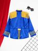 Kids Girls Boys Gold Tassel Decoration Rock Band Musician Cosplay Jacket Coat Performance Costume Vintage Dress Up Party