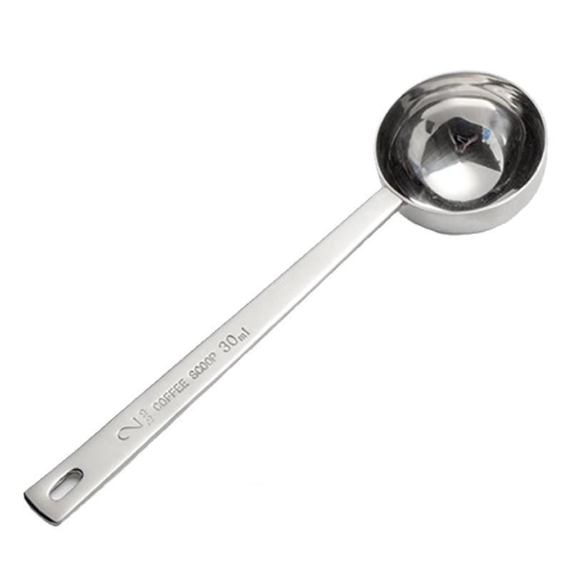 Coffee Scoop Stainless Steel Measuring Spoon Coffee Spoon Silver Gold Milk Powder Measure Scoop Tea Coffee Accessories 15/30ml