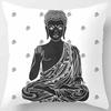 Mysterious Vintage Religious Yoga Symbol Pillowcases Home Decor Housse De Coussin Cojines Decorativos Para Sofá Poduszka