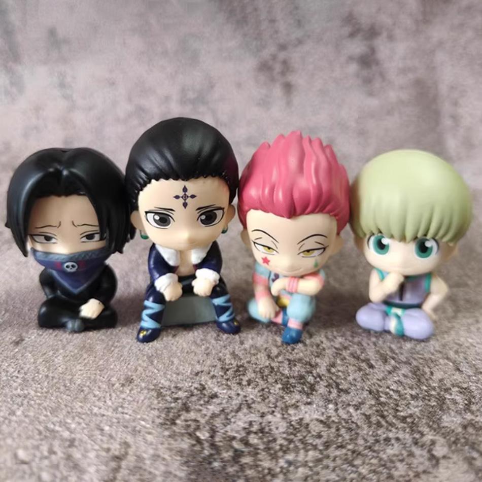 Anime Figure Chrollo Lucilfer Gon·Freecss Figure Killua Zoldyck Kurapika Figure Hisoka Figure Feitan Mini Model Dolls Toy Gifts