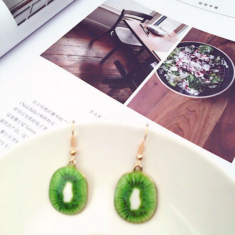 Women's Jewelry Creative Lovely Fashion Fruit Dangle Pendant Earrings Dangler Accessories