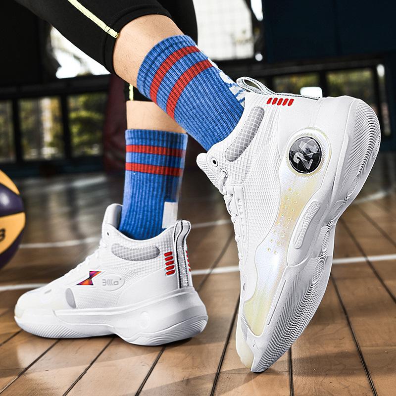 Shoes Men's Spring New Youth Combat Basketball Shoes Parent-Child Sports Men's Shoes Basketball
