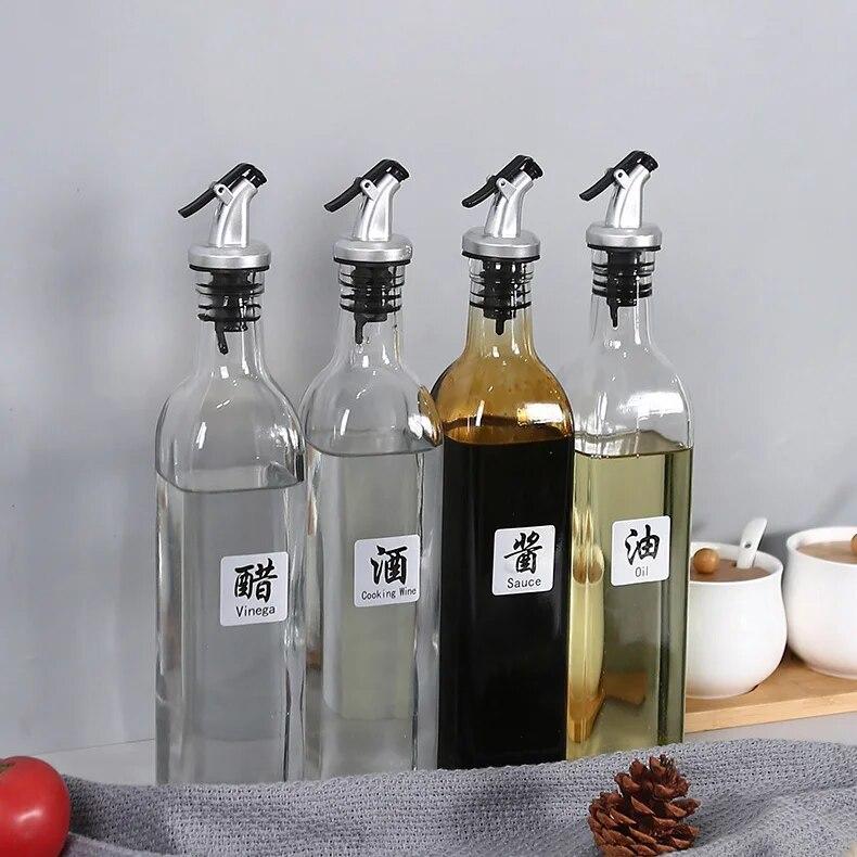 Economic Dispenser Oil Spouts Stopper Cap Nozzle Useful Leak-proof Kitchen Tool 1PCS Oil Bottle Mouth New Accessories Home Living Accessories