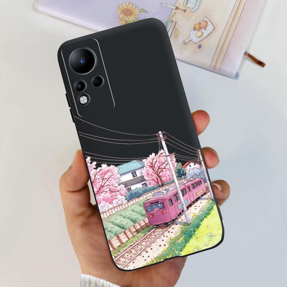 For Infinix Note 11 Case X663 X663B Cute Fashion Painted Cover Case For Infinix Note 12 Note12 Note11 X663C Soft TPU Fundas Capa