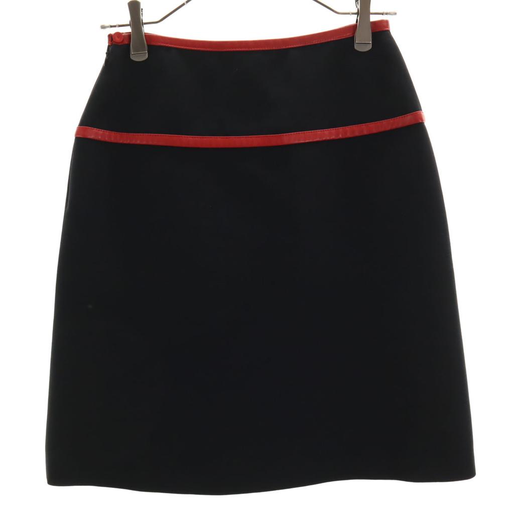 PRADA made in Italy Midi Skirt 38 black Women Used