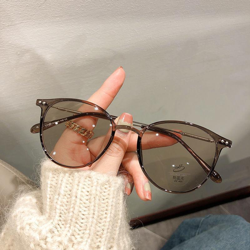 Photochromic Myopia Glasses Women Men Fashion Round Sun Glasses Girls Retro Ultralight Shortsighted Optical Eyeglasses 0 To -600