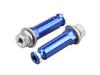 POSH 031301-01 Motorradzubehör, Langer Farbiger Blinkerhalter, M0,4 Zoll (10 mm), blau