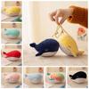 PP Cotton Animal Whale Small Pendant Fluffy Whale Plush Toy Children Girls Boys