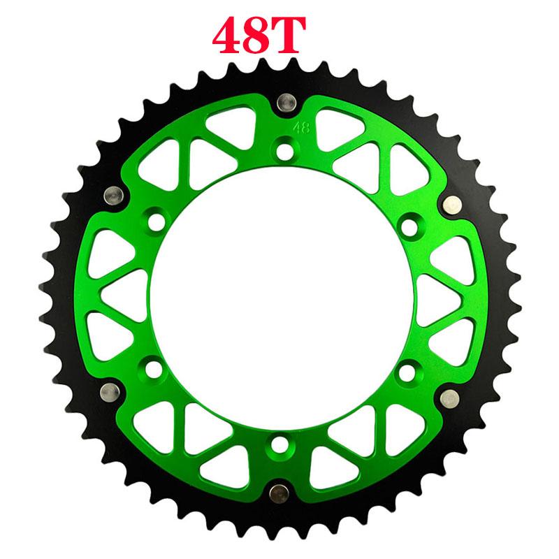 AHL Motorcycle 45T - 52T Rear Sprocket For KAWASAKI KX450F KX250F KX125 KLX250 KX250 KDX250 KLX300R KXF450 KXF250 KX KXF 250 125