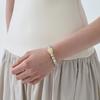 925 Mint Sherbet Color Gemstone Bracelet