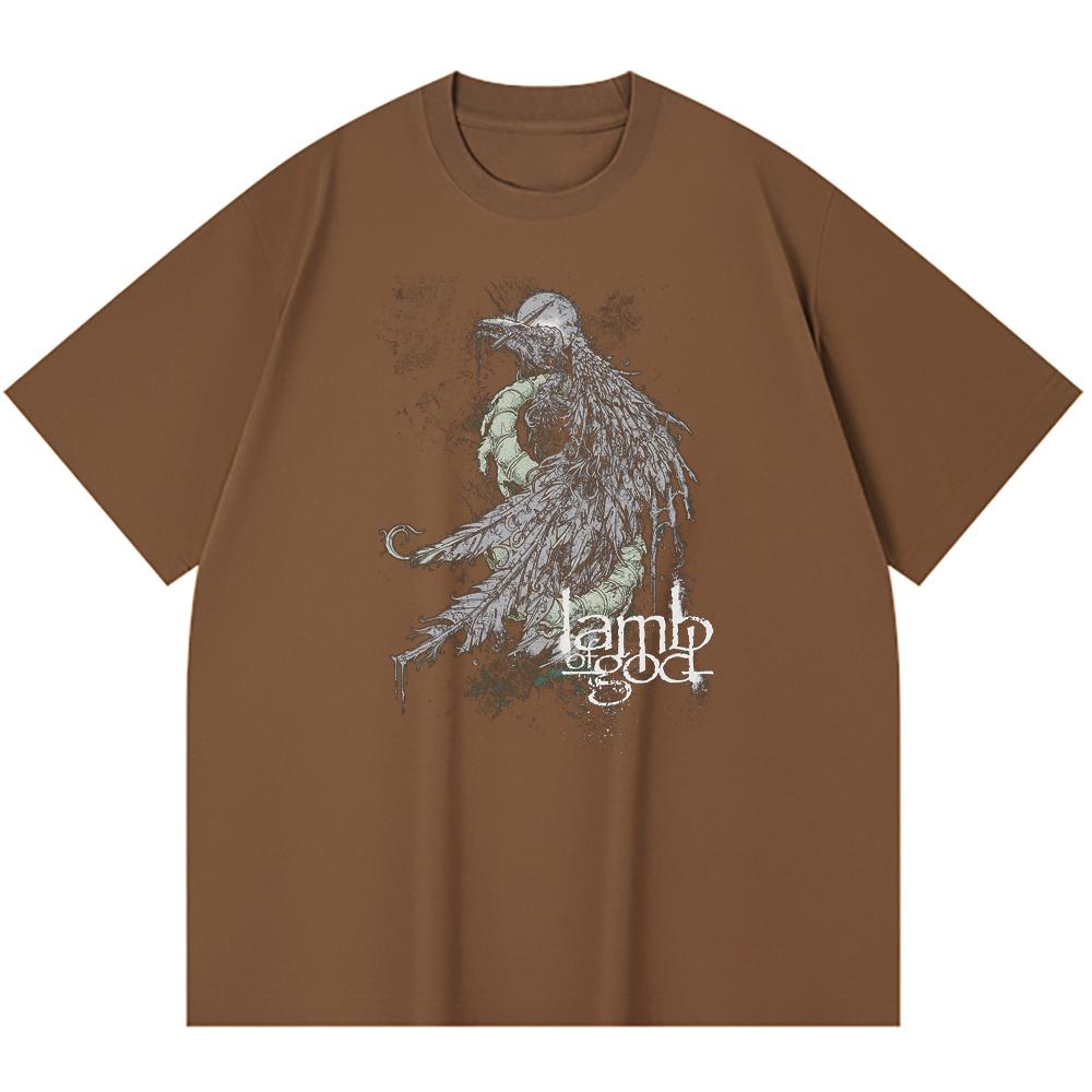 230 Gsm 100% Cotton Heavy Metal T-Shirt  Rock Band Popular Music Print Unisex Heavy Cotton T Shirt