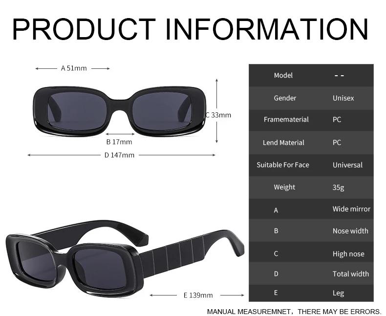 Classic Square Casual Fashion Sunglasses Women Men Vintage Stylish Oval Shaped Minimalist Female Male