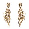 Fashionable Earrings with Shiny Long-winged Earrings That Exude An Exaggerated Party Vibe and Eye-catching Pendant-style Earrings