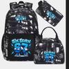 Schulrucksack mit großer Kapazität und Schultergurt; Schüler Drei-teiliges Federmäppchen-Set