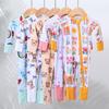 Ready To Ship Daywear Bamboo Zipper Baby Romper Toddlers Sleeper Kid's Jumpsuit Clothes Mystery Box Newborn Bamboo Pajamas