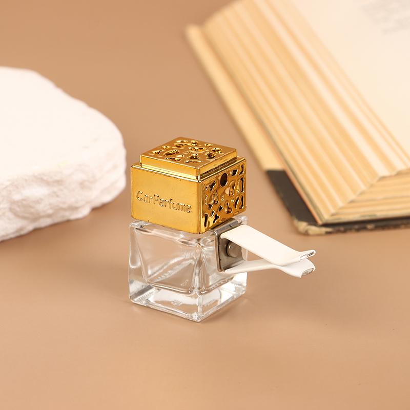 1PC Auto Accessories Car Fragrance Empty Glass Bottle Clip Car Air Freshener Bottle Perfume Clip Air Vent Outlet Aromatherapy