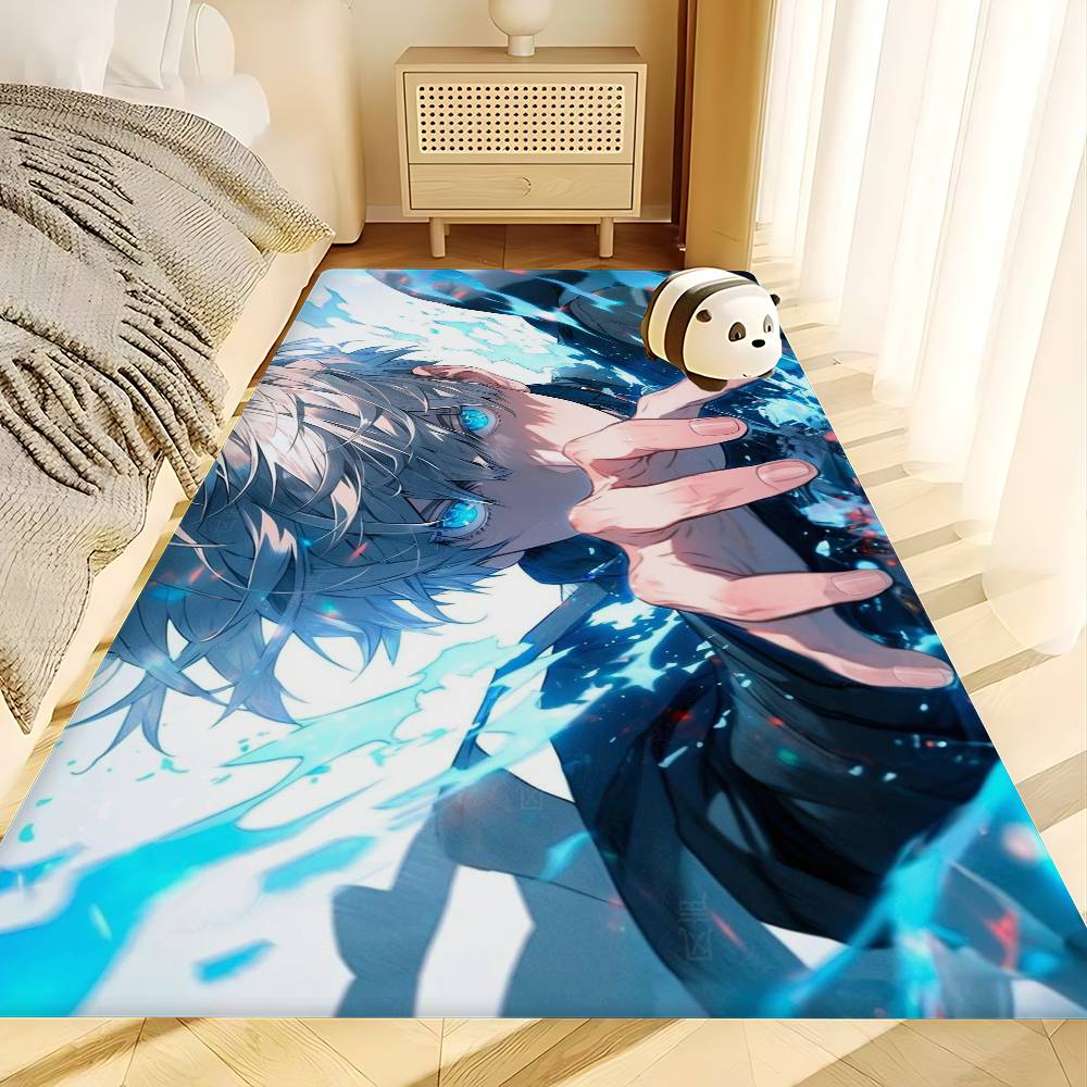 Popular Anime J-jujutsu K-kaisen Gojo Satoru Bathroom Mat Non-Slip Laundry Room Mat Laundry Decor Balcony Child Living