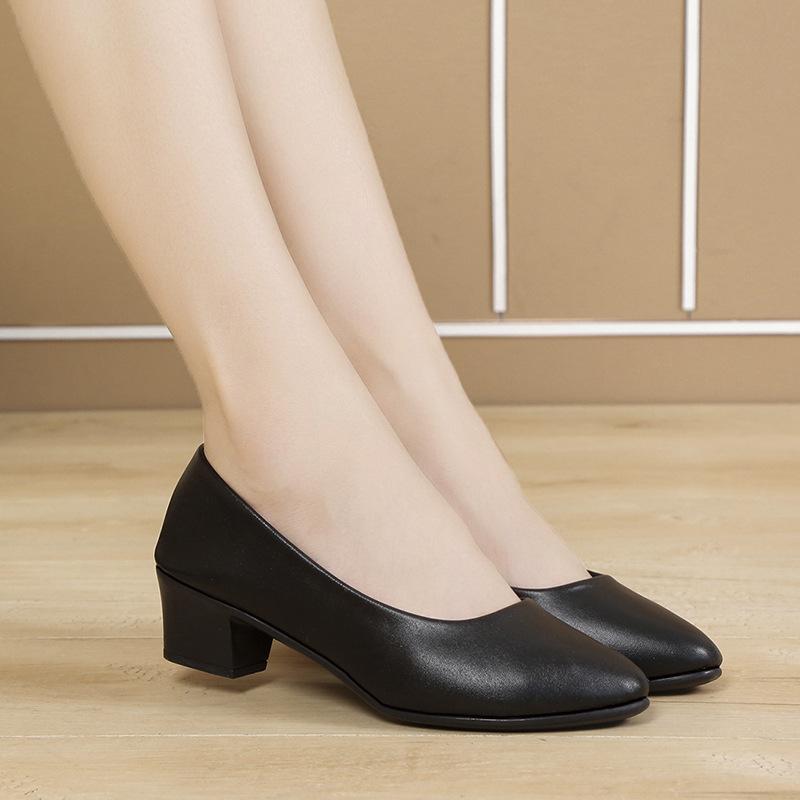 Fashion New Women Pointed Toe Pumps Solid Color High Heels Shoes Women Concise Office Lady Daily Party Footwear 2024 New 695