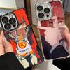 Anime Karakter Makima CSM Plating Telefoonhoesje Voor Xiaomi Poco X5 X6 X7 X8 Pro Max F8 Ultra F7 M8 M7 M5S Redmi 15C 15 14C 13C 13