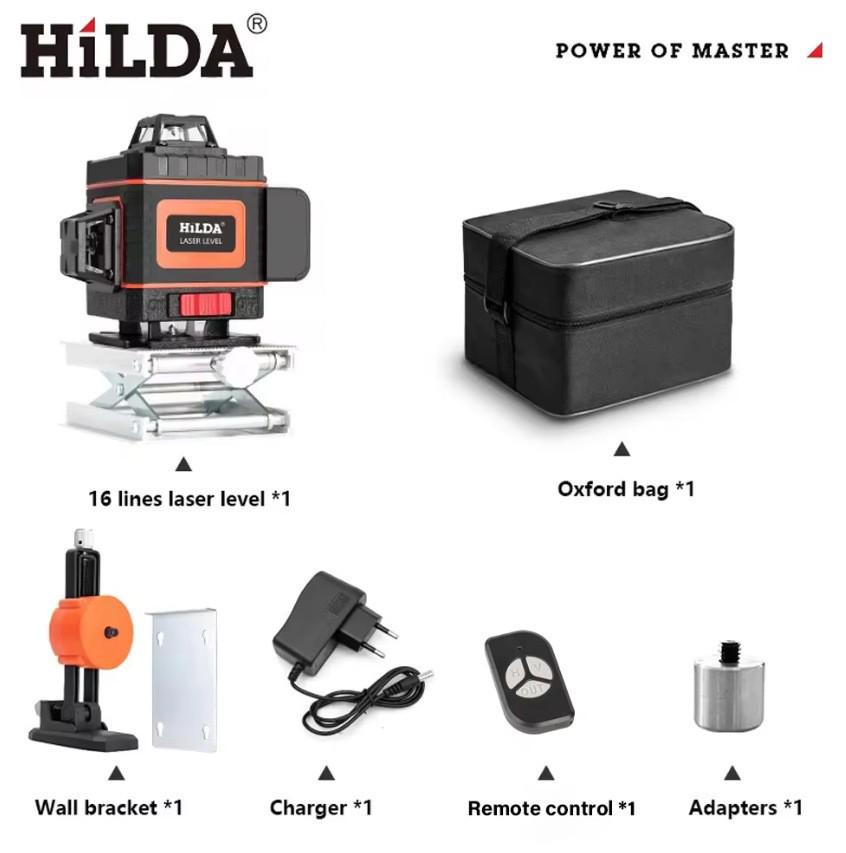 High-Precision 16-Line Green Laser Level for Indoor & Outdoor Use