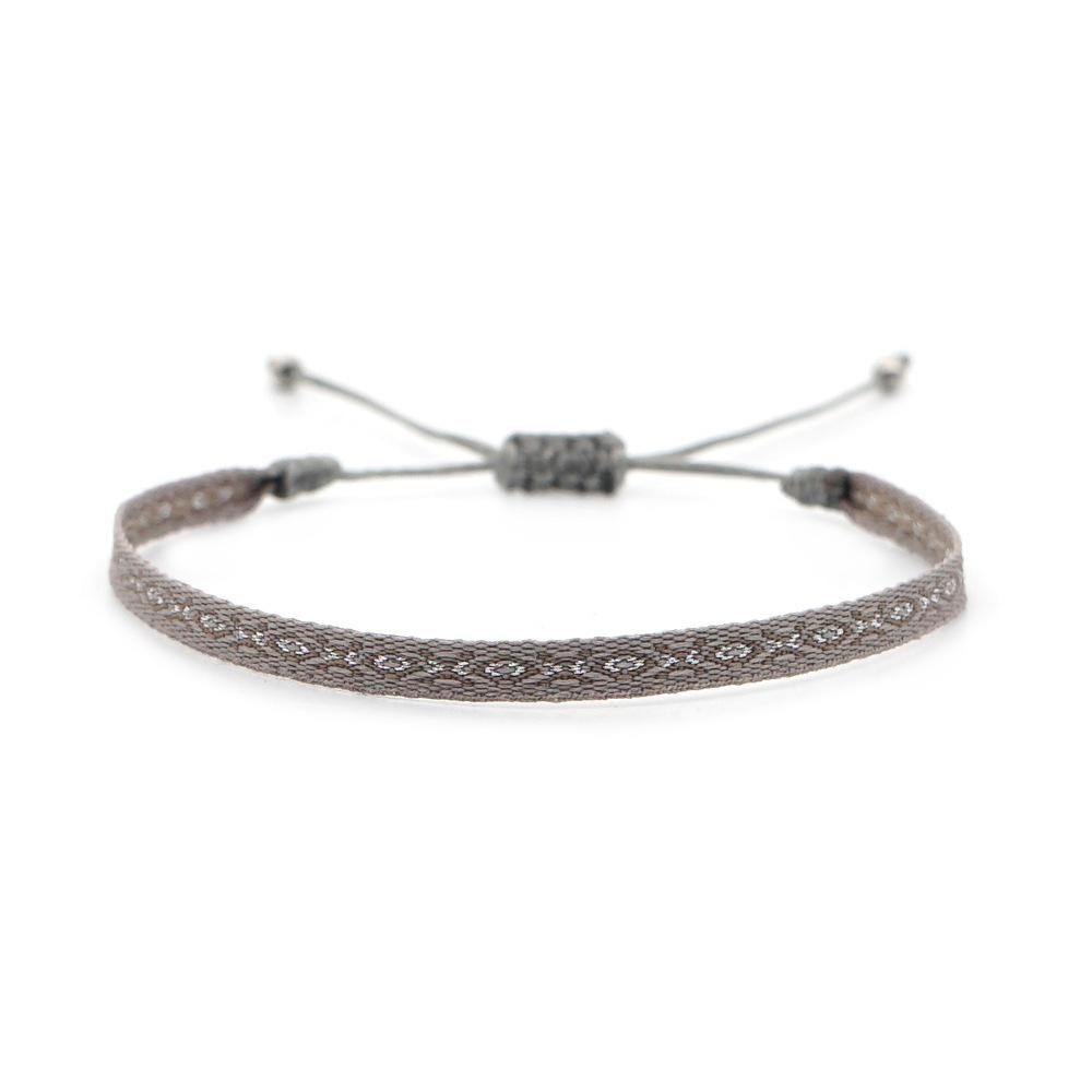 KKBEAD Handwoven Bracelet Colombia Cloth Braided Wristband Bracelets for Women Men Gift Hippie Boho Friendship Jewelry