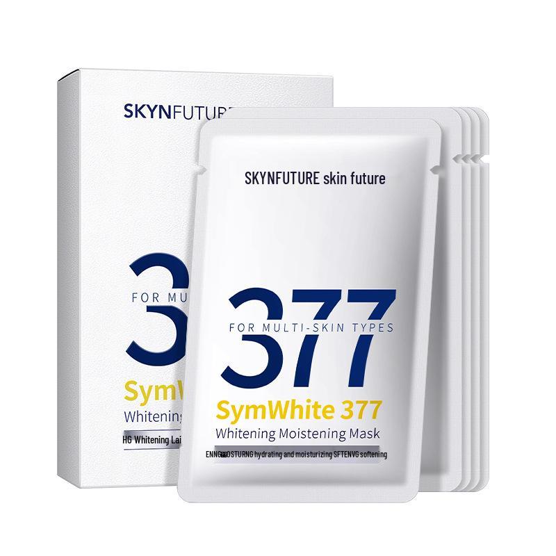 Masque éclaircissant et anti-taches Skin Future 377 avec niacinamide pour un teint éclatant et uniforme, convient aux hommes et aux femmes