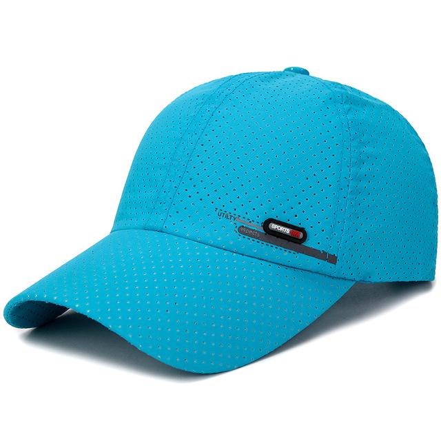 1Pc Summer Luxury Brand For Men Sports Running Sweat Baseball Cap Male Canada Golf Caps Quick Dry Women Solid Snapback Bone Hat