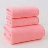 Coral Fleece Bath Towel Set Ultra Soft High Absorbent Quick Dry Towel for Face Body Skin Friendly Home Bath Accessories