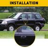 For 97-01 HONDA CR-V Exterior Front Handle Left Door Driver Black LH Side Outer
