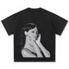 2026 Rihanna Graphic T-Shirt Unisex Pop Singer Casual Cotton Short Sleeve Trendy Streetwear Fashion Top Hip Hop Oversized Tshirt