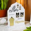 Double-Layer 3D Acrylic Ramadan Countdown Decoration – Eid Al-Fitr Countdown Calendar With Replaceable Numbers –Eid Al-Fitr 2026