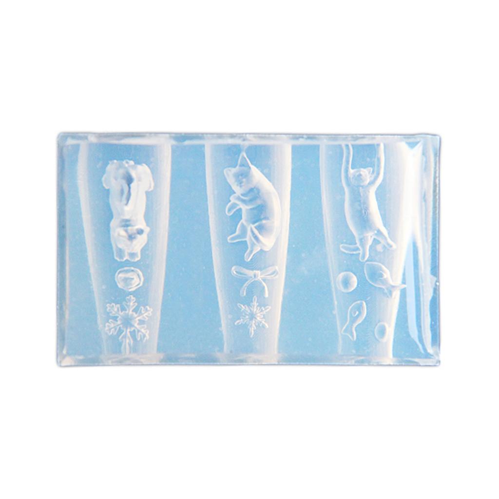 Creative Nail Art Silicone Mould for Easy Pattern and Designs Creation Soft Materials Fit Various Nail Shapes and Length