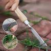 Manual Weeding Tool with Beechwood Handle and Stainless Steel Blade KTY