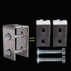 40*40mm Square Tube Connector Solderless Galvanizing Steel Joint Connector Fixed Pipe Clamp Carbon Steel Clip Fastener