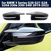 G30 G38 Bright Black Side Wing Rearview Mirror Cover Caps For BMW 2 3 4 5 7 Series G20 G21 G28 G22 G11 G12 G42 M4 Style LHD RHD
