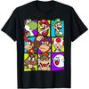 Super Mario Yoshi Luigi Bowser & Gang Box-Up Grafik T-Shirt T-Shirt