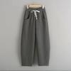 Pants for Women Plus Size Stretchy Elastic High Waist Long Trousers Solid Colour Casual Wide Leg Pants