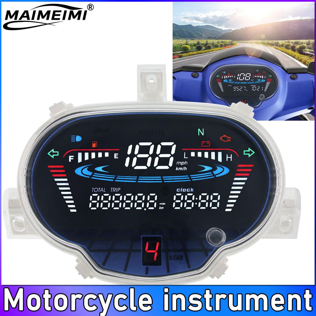 Digita Meter Motorcycle Speedometer Odometer 1FDH35101000 For Yamaha Sight 115/Crypton Fi 114 Sirius Fi VEGA RR/ VEGA Customized