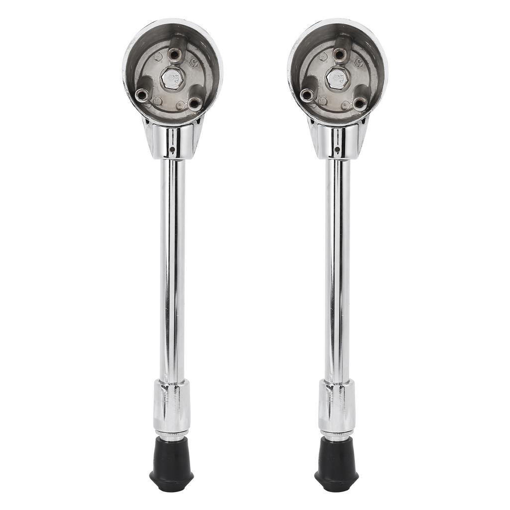 Pair Bass Drum Leg with Fixed Bracket Anti‑Rust Stable for Percussion Instrument