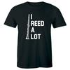 I Reed A Lot Men's T-Shirt Funny Flute Clarinet Music Lover Musician Tee