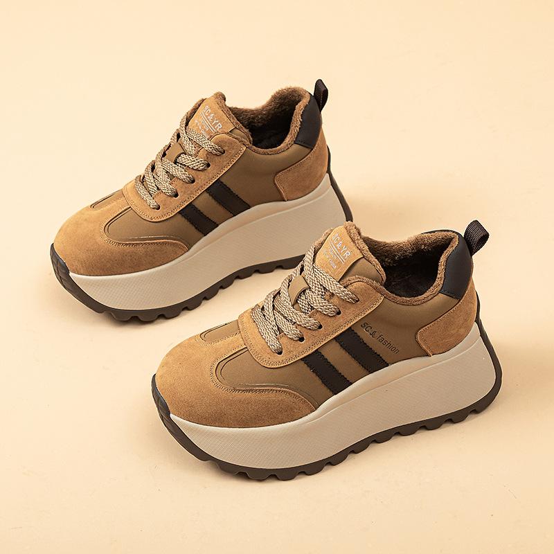 Thick-soled Forrest Gump Dad Shoes Women's Autumn and Winter New 8CM Trend Inner Height Increase Casual Fashion Small Women's Shoes
