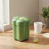 Mini Desktop Trash Can Compact Size Small with Lid Easy To Clean Cute Wastebasket