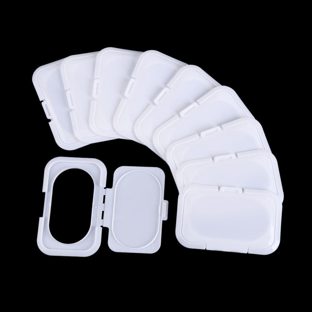 1/5/10 Pcs Fashion Portable Box Lid Baby Wipes Lid Flip Cover Reusable Tissues Cover